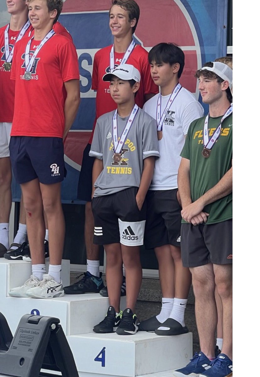 Kickapoo freshman golfer, Caleb Kim had a terrific golf season earning numerous medals. 11-days after his golf season ended, he added to his medal collection earning the 4th place medal in tennis doubles at the state tennis tournament. Congratulations Caleb!!! Go Chiefs!!!