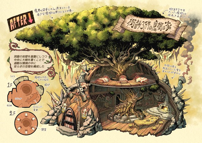 「山地ひでのり『ソアラと魔物の家』2巻発売中@batta_comic」 illustration images(Latest)