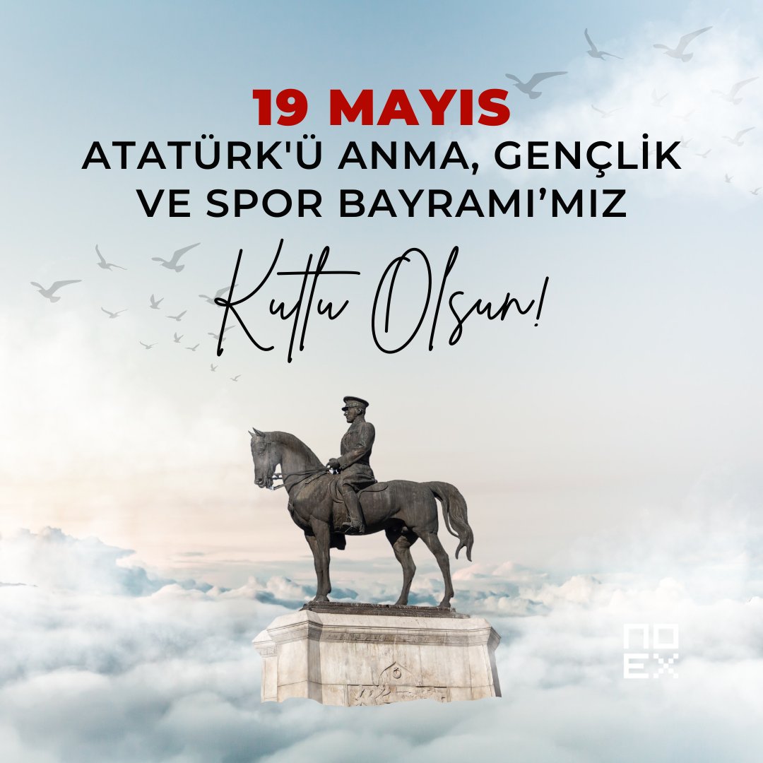 19 Mayıs Atatürk'ü Anma, Gençlik ve Spor Bayramı'mız kutlu olsun!