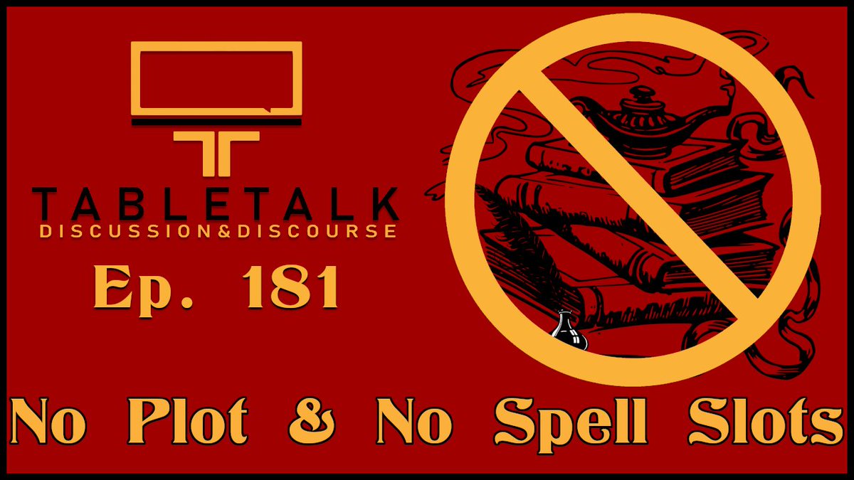 TableTalkDandD's tweet photo. It's time for the #TableTalkCrew to find out about emergent storytelling and casting without spell slots in #DnD! https://t.co/b3ufnijloG