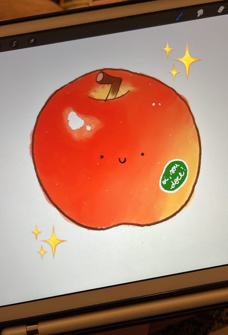 「林檎 果物」のTwitter画像/イラスト(新着)