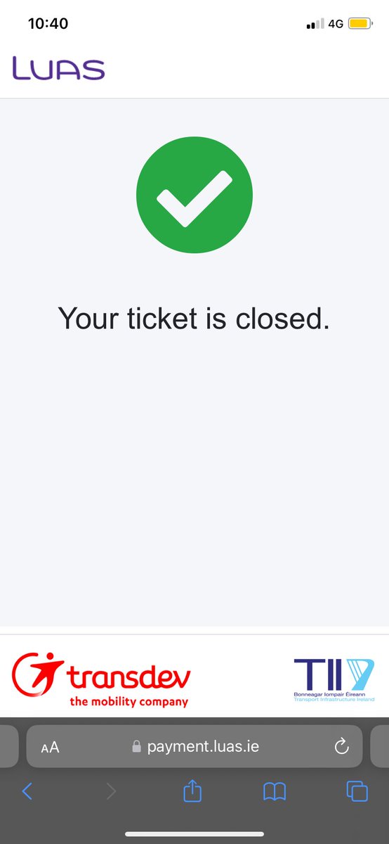 Hello does this mean my strongly worded message luas appeal worked