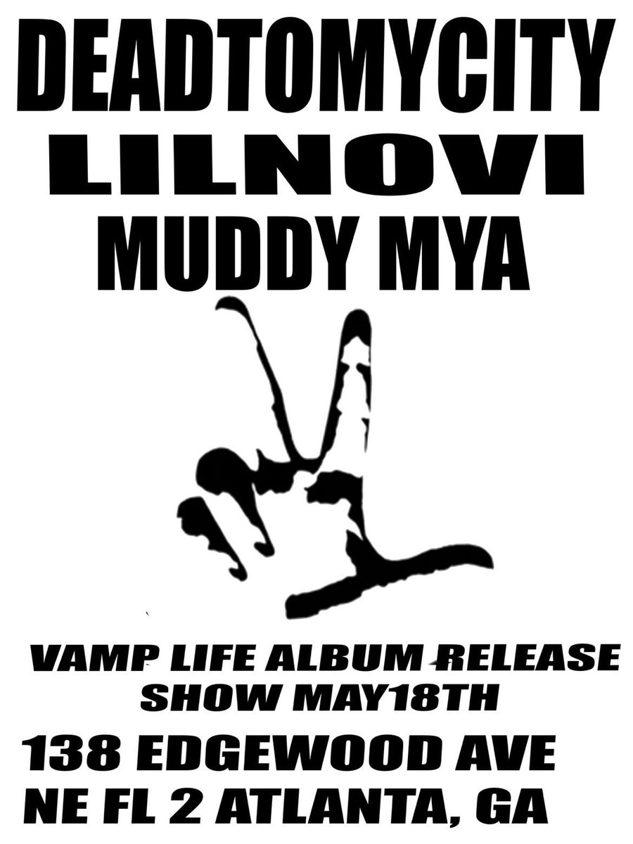 RareStoneRecord's tweet photo. Vamp Life release party tonight. 
9pm

Deadtomycity
Lil Novi
Muddy Mya

Link in Bio https://t.co/tuQSMmoYpr