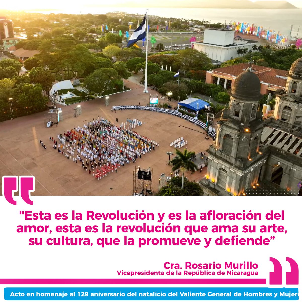 La Patria No Se Vende, 
La Patria No Se Rinde...
#Nicaragua #SoberaníaYDignidadNacional #SANDINOPADREYGUÍA #4519LaPatriaLaRevolución #ManaguaSandinista #SomosUNCSM