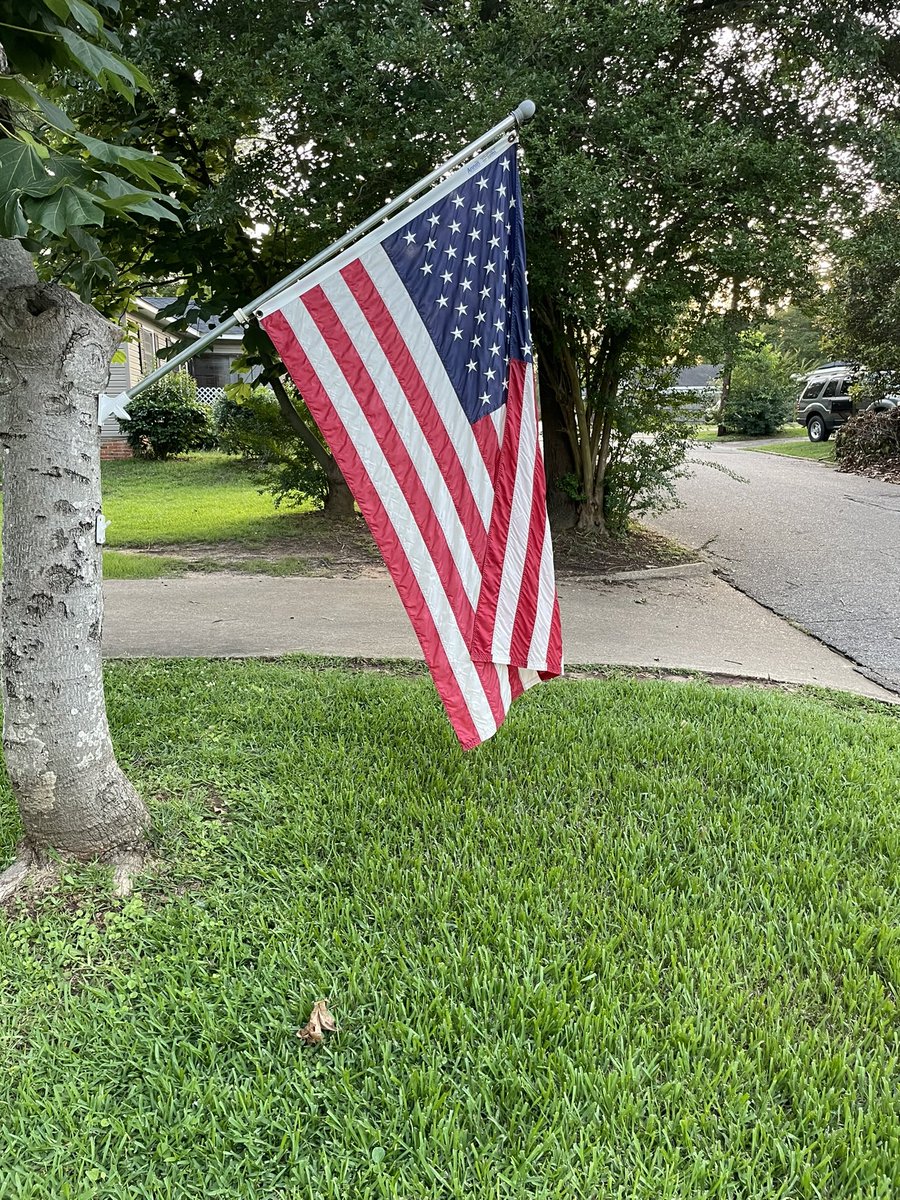 The only flag that will ever fly on my property. If another flag flies, I’m dead, in a pile of spent brass