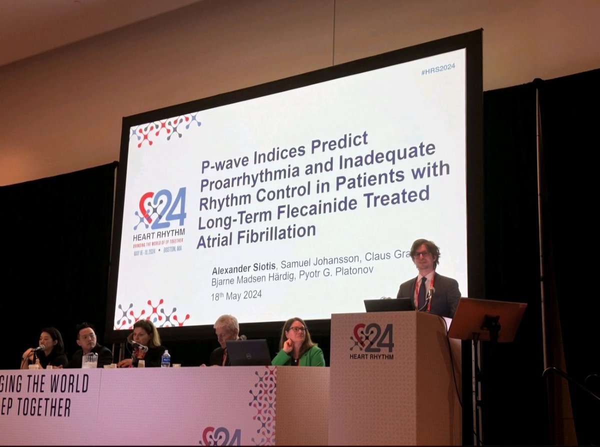 Thank you for listening to my presentation at #HRS2024 in Boston today! And a big thanks to my supervisors Bjarne Madsen Hardig and <a href="/PlatonovPyotr/">Pyotr Platonov</a>. Tomorrow we will enjoy the last day of Heart Rhythm by <a href="/HRSonline/">Heart Rhythm Society</a>!