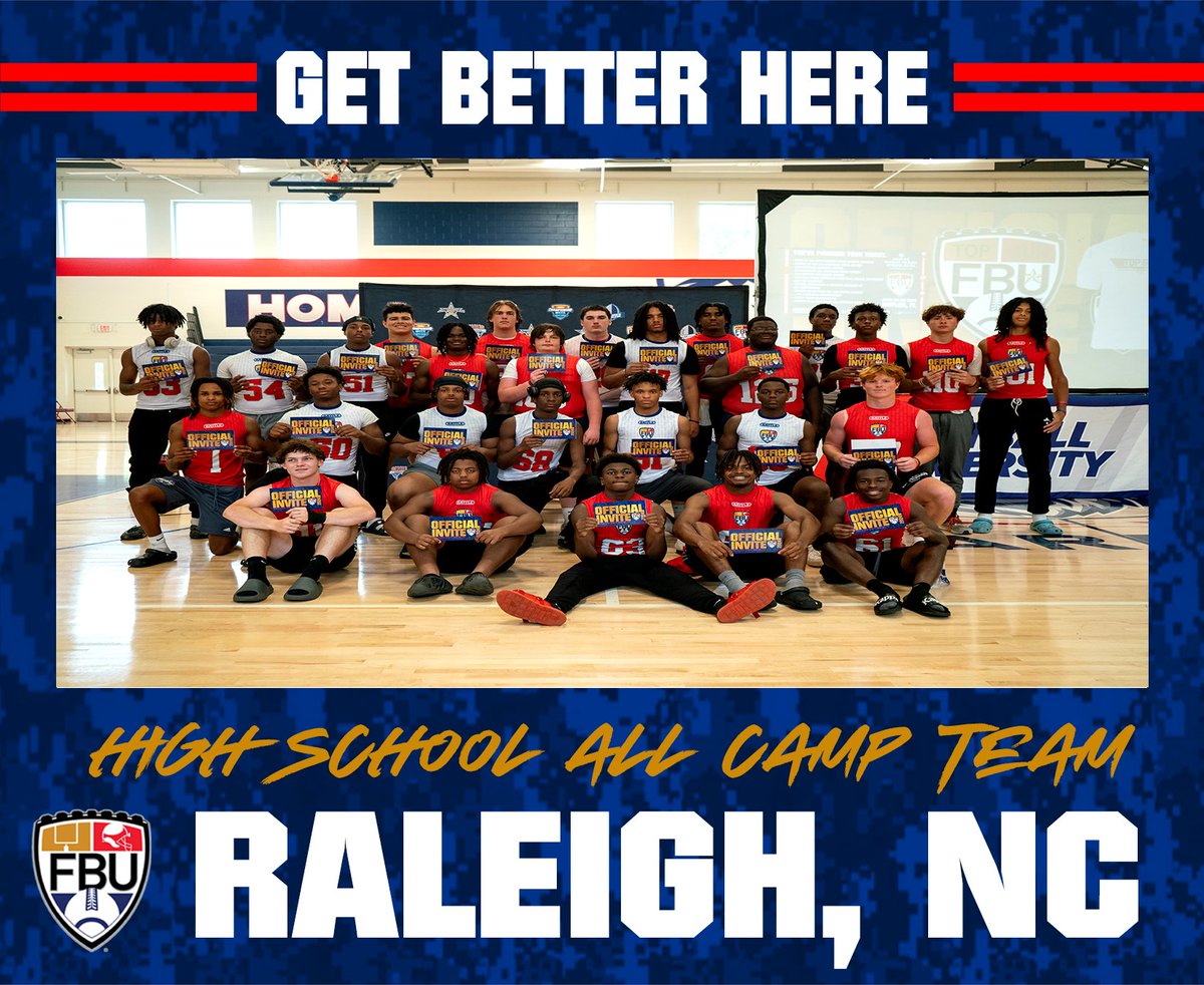 BEST OF THE BEST 👏

Congratulations to these High School student-athletes at FBU Rleigh on being named to the All-Camp Team
🎟️🥊 2️⃣ #FBU Top Gun

See you in Paradise 🌴🏈

#PathToNaples #ParadiseCoast #FBU #GetBetterHere