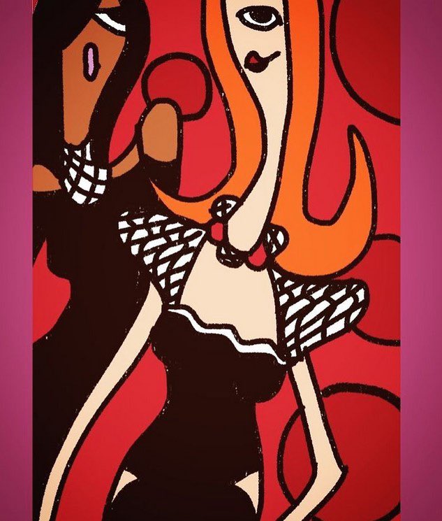 A tango with me and my friend.

#AI #AIart #AIArtwork #AIArtCommuity #artwork #AIArtGallery #art #AIArtworks #artist #Abstract #sketch #vintage  #red #white #black #fashionstyle #fashion #nights #womenstyle #womensfashion #night