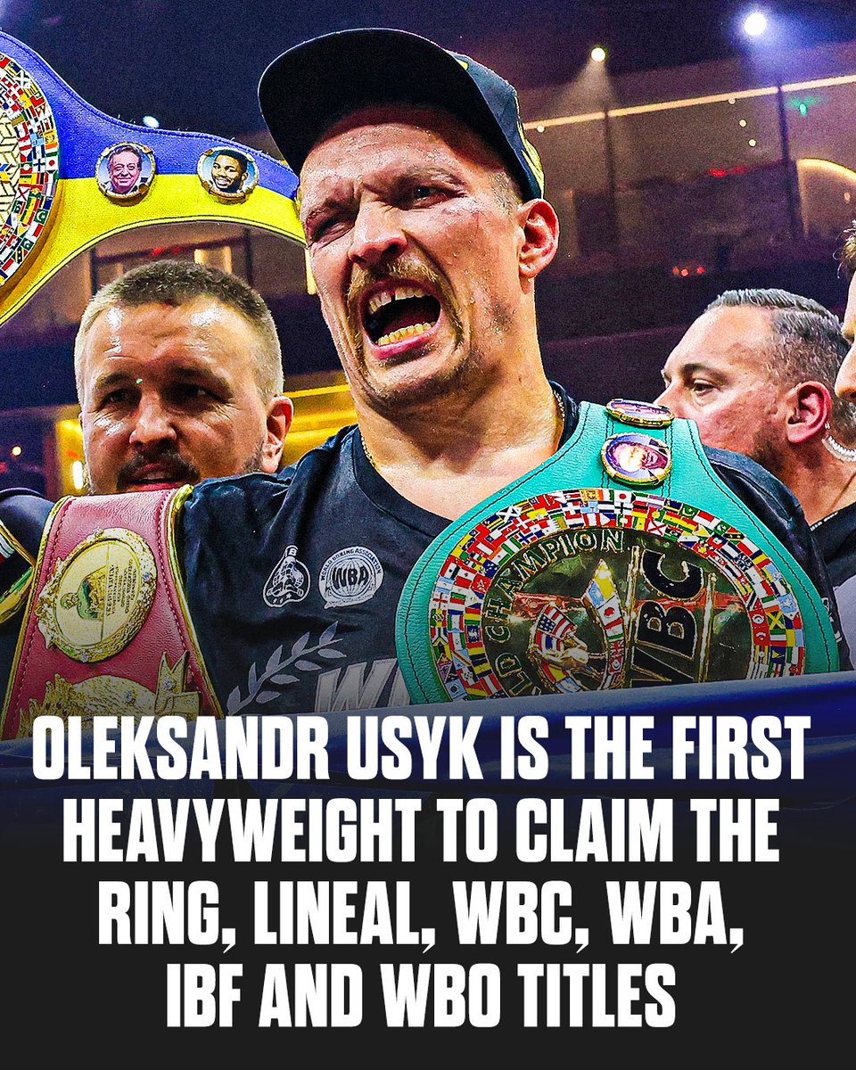 HISTORY FOR THE UNDISPUTED CHAMP 👏 #FURYUSYK