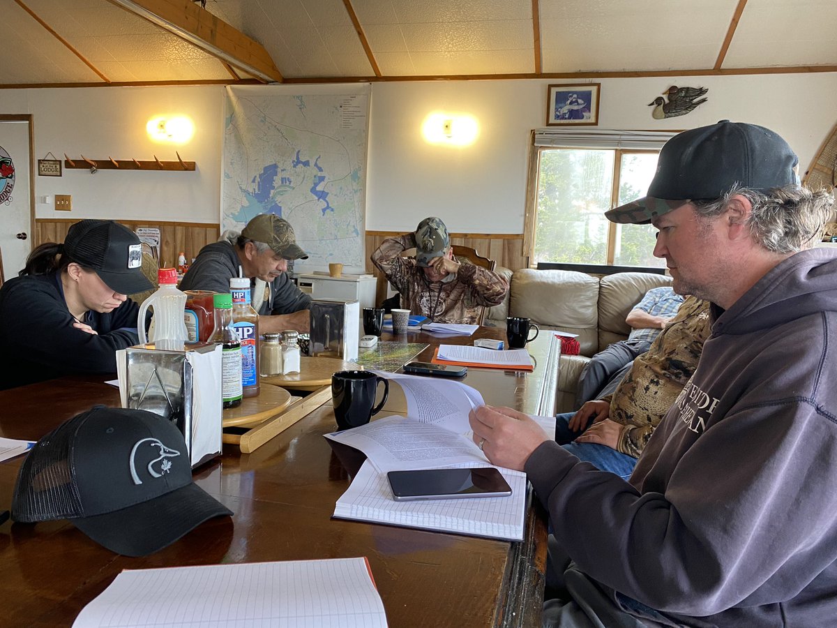 Day 2 meeting with Slave/Taltson IPCA Committee. 'Lands only get protected when the community leaders & Indigenous Governments speak up and take a stand. This is the way, it has always been that way.' @ducanada will continue to be your partner!