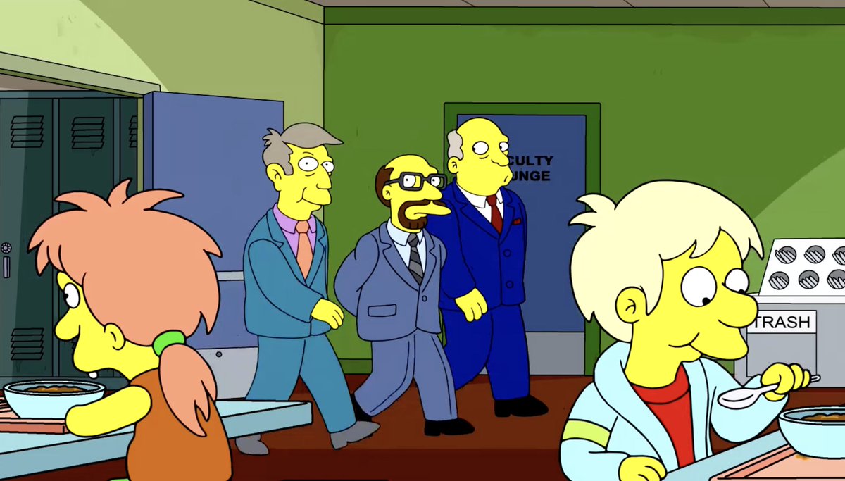 Welcome back, State Comptroller Atkins -- last seen in Season 27. @TheSimpsons