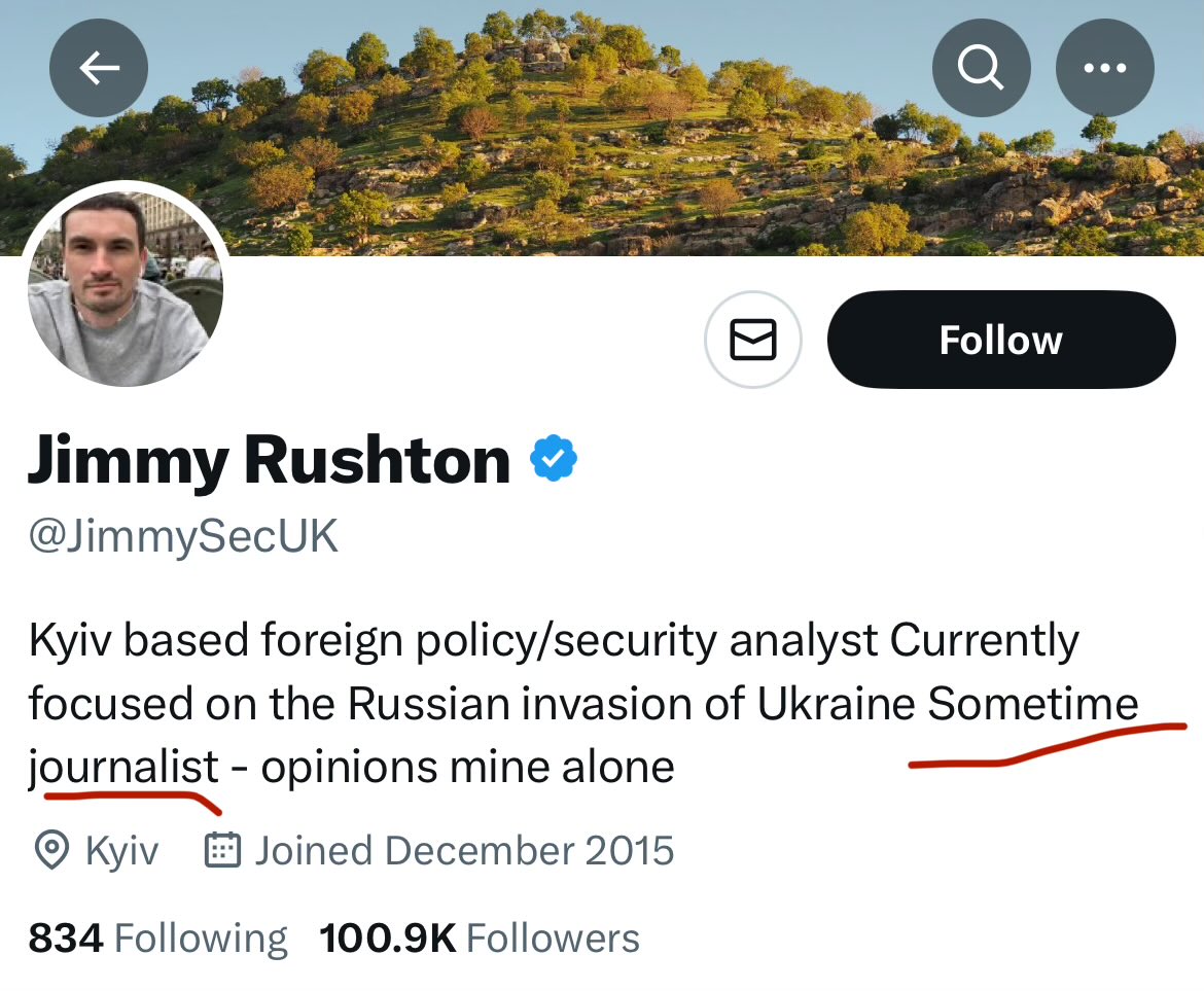 An incredible pound-for-pound level of delusion here from self-proclaimed “analyst” & “sometime journalist” @JimmySecUK Totalitarian, casualty numbers & sensitivity, democracy, free and robust press. Literally all are the opposite of the actual situation.