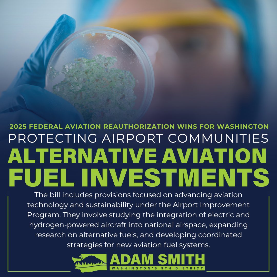 Cleaner fuels, strong sustainability goals, and improved energy efficiency at airports. These are just a few of the environmental wins in this year's FAA Reauthorization, which was signed into law by the President yesterday.