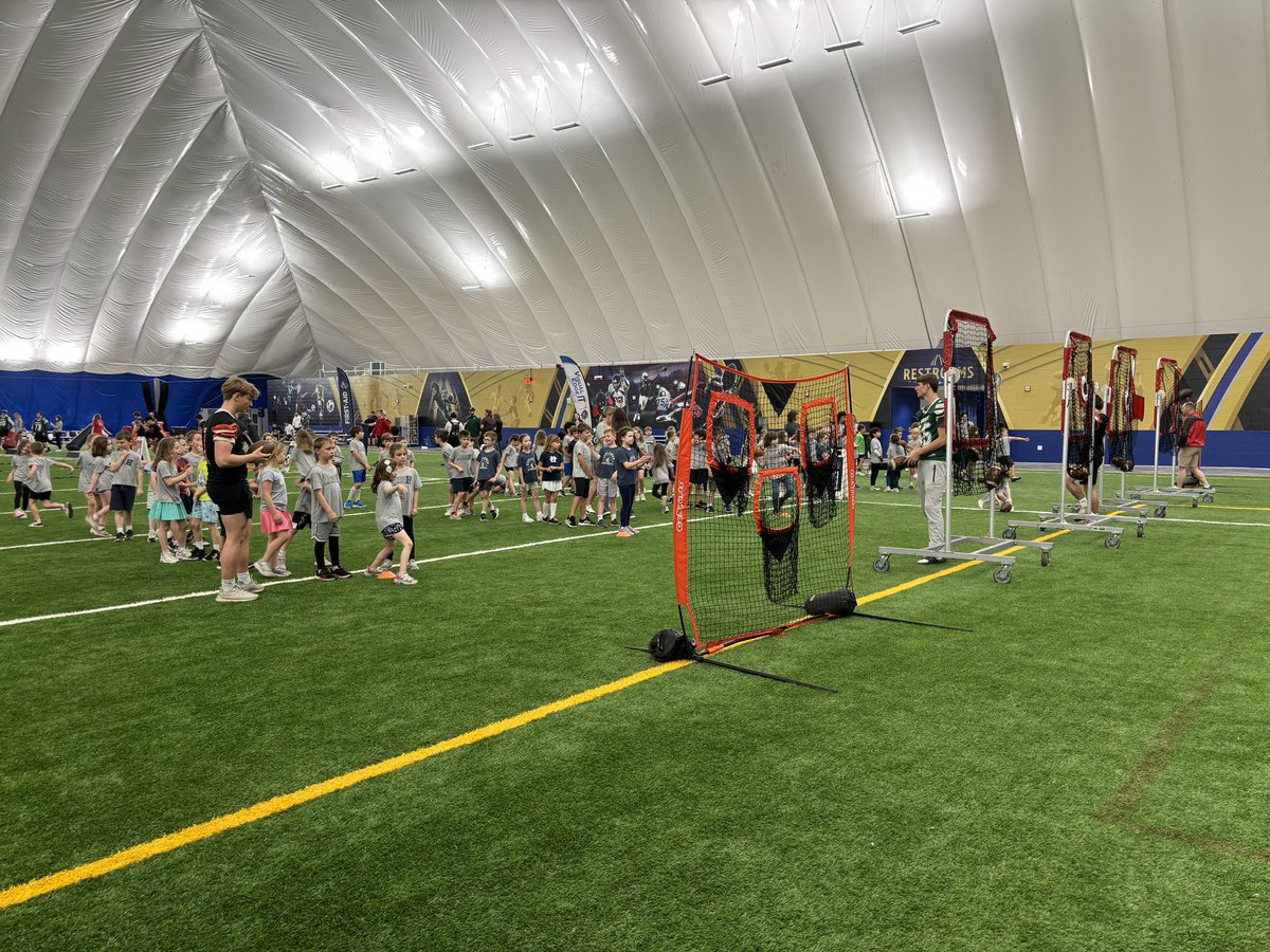 Our first graders had an absolute blast at the GetFit Training Camp on Friday! @ProFootballHOF