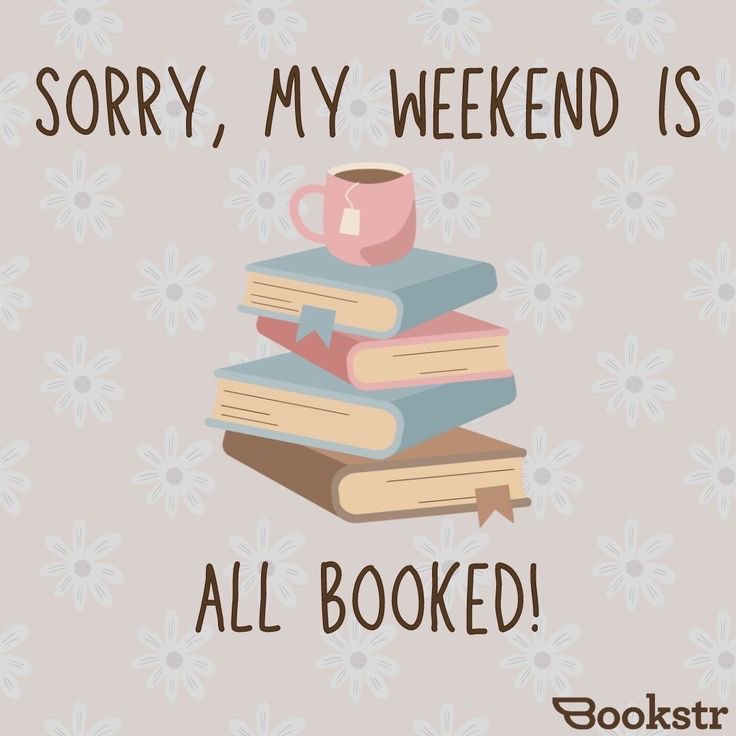 This is my mood for this weekend 📚 [🎨 Graphic by Kendall Stites] #books #reading #bookworm