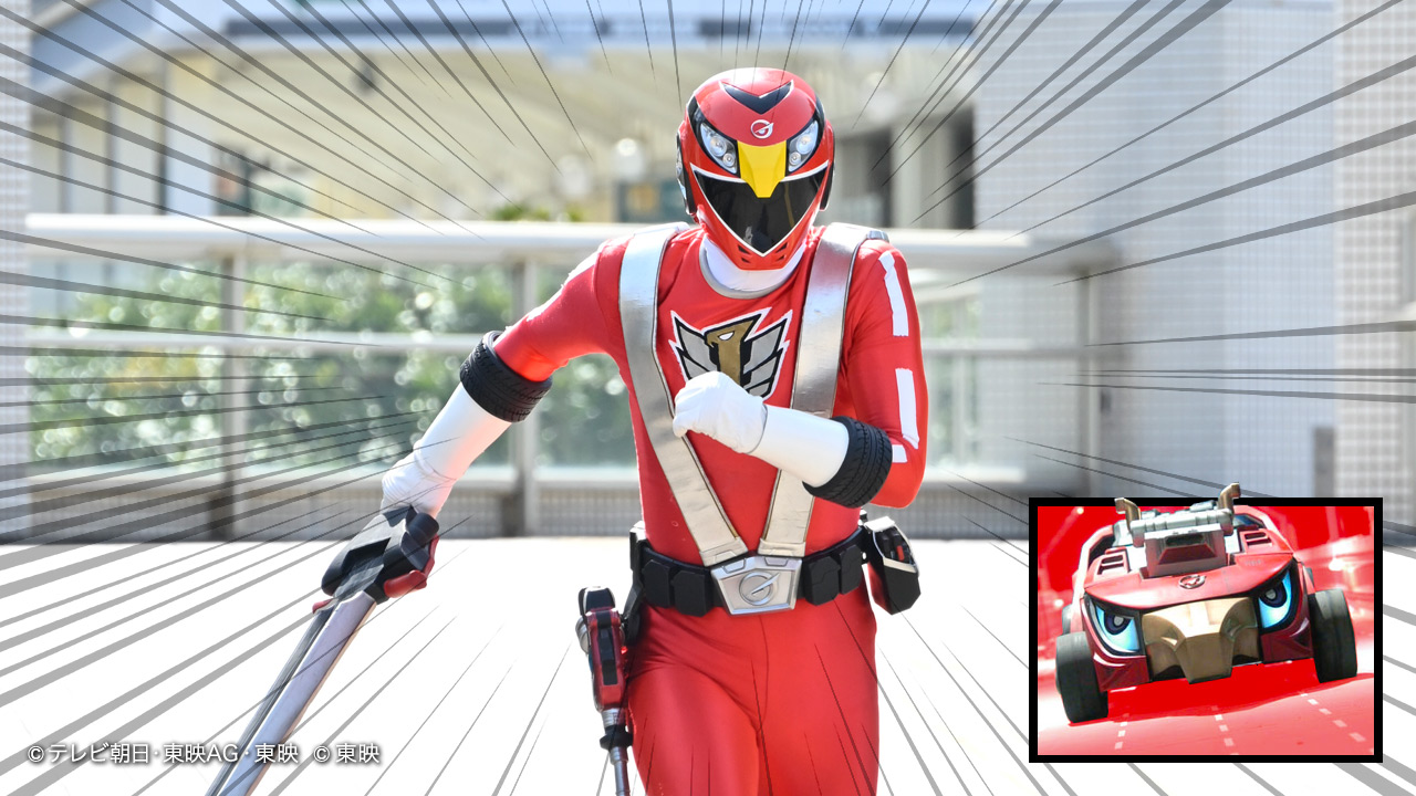 炎神戦隊ゴーオンジャー なりきり風パーカー ゴーオンレッド Lサイズ