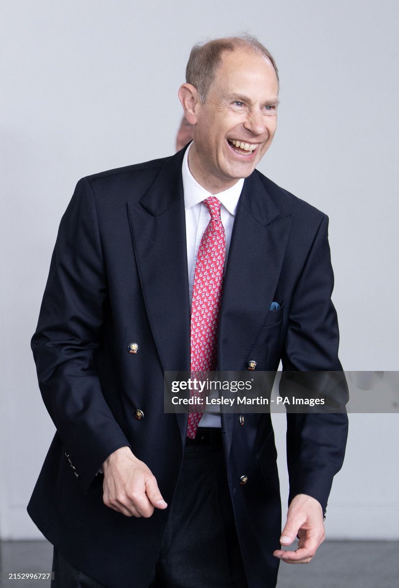 The Duke of Edinburgh visits the Dance Base, Scottish National Centre for Dance in Edinburgh, Scitland on May 18, 2024. 📸 Lesley Martin/PA