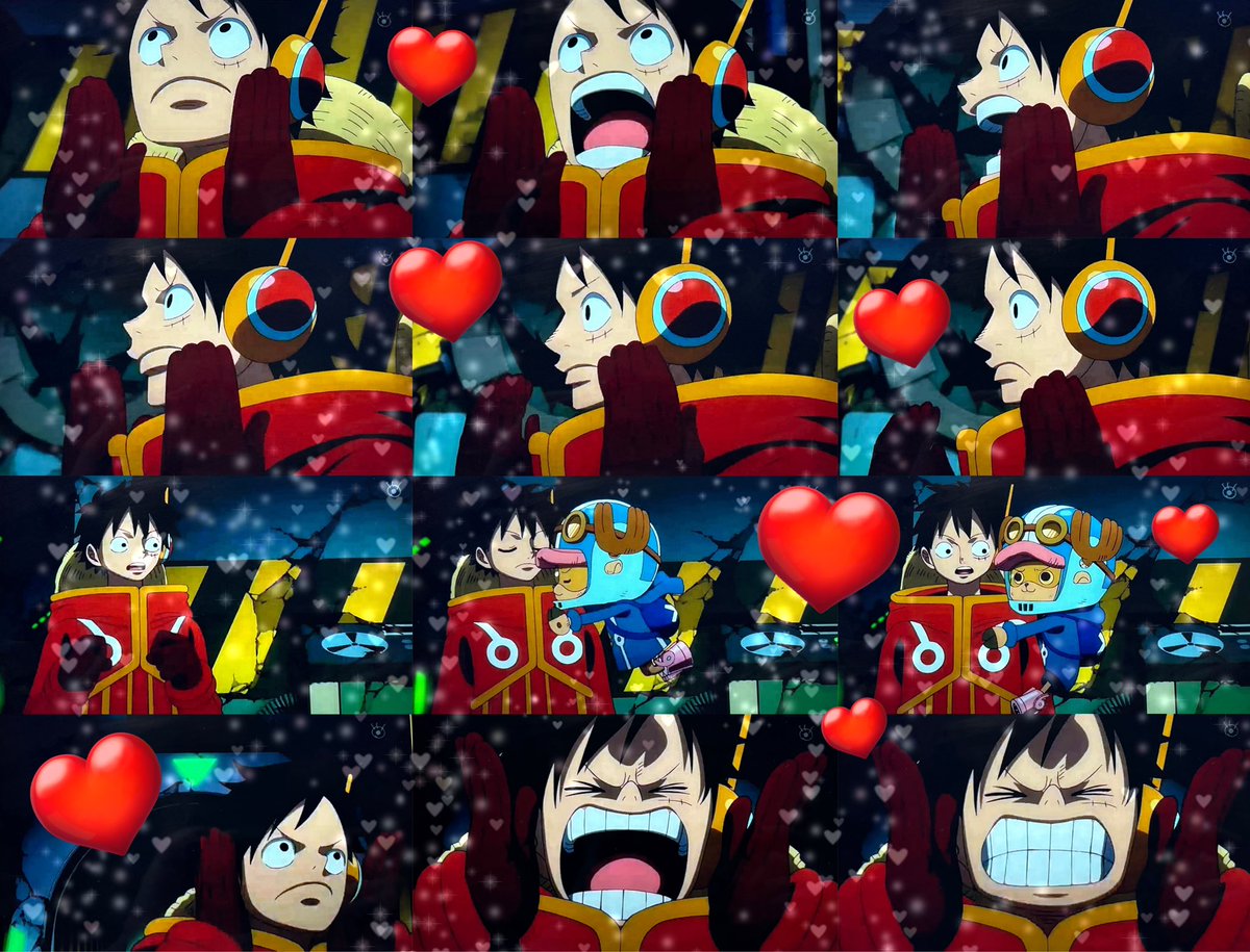 #ONEPIECE1105 Luffy in today’s episode for my heart. 😍🥰❤️❤️❤️ Don’t care that I repeat myself, he’s soooo cute and handsome. 😘🥰🥰❤️❤️❤️