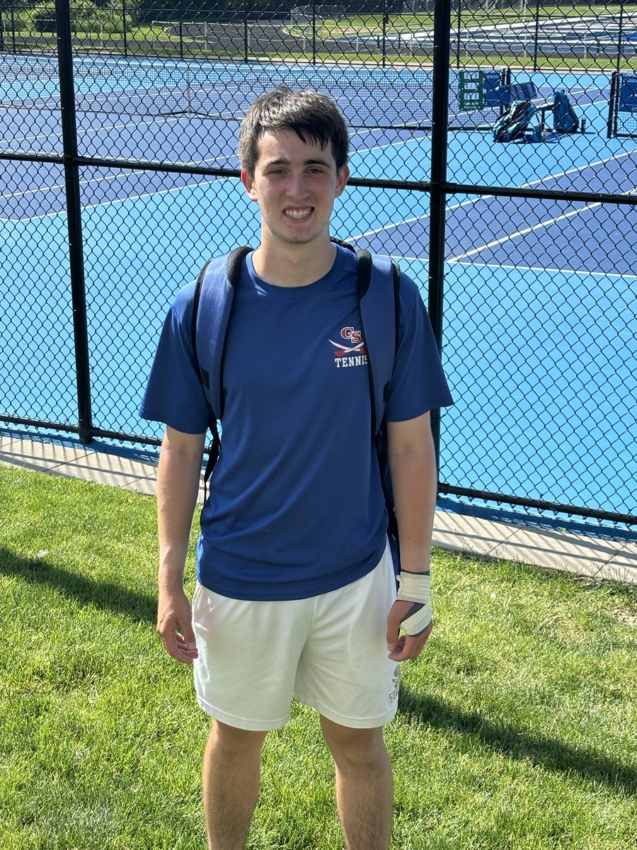 Congratulations to Jordan Abbott on qualifying for the IHSA Boys Tennis Class A State meet! Jordan has now qualified two years in a row, this time in singles play. Great Job Jordan!