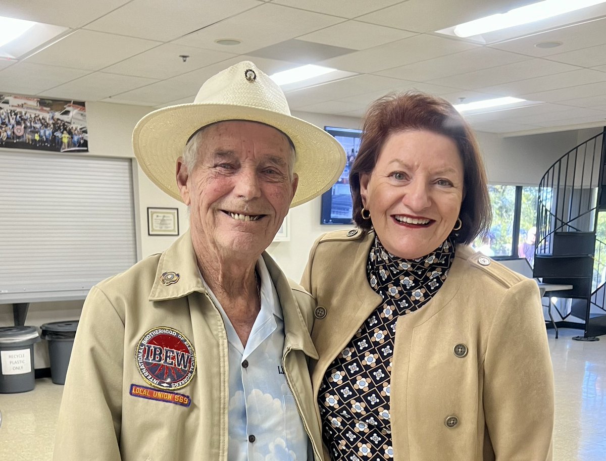 I’m honored to have the endorsement of @IBEW569 and their 3600 members who are on the front lines of the growing green economy of San Diego and Imperial Counties!