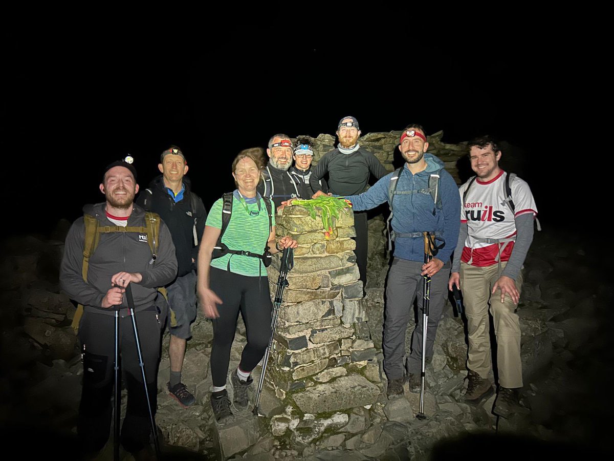 ✅ Ben Nevis
✅ Scafell Pike

Our #ThreePeaksChallenge team are starting their final climb at Snowdon! It’s been gruelling but totally worth it.

They’re just £600 from their fundraising target. Can you help us get there? What an epic finish that would be! justgiving.com/campaign/ruils…