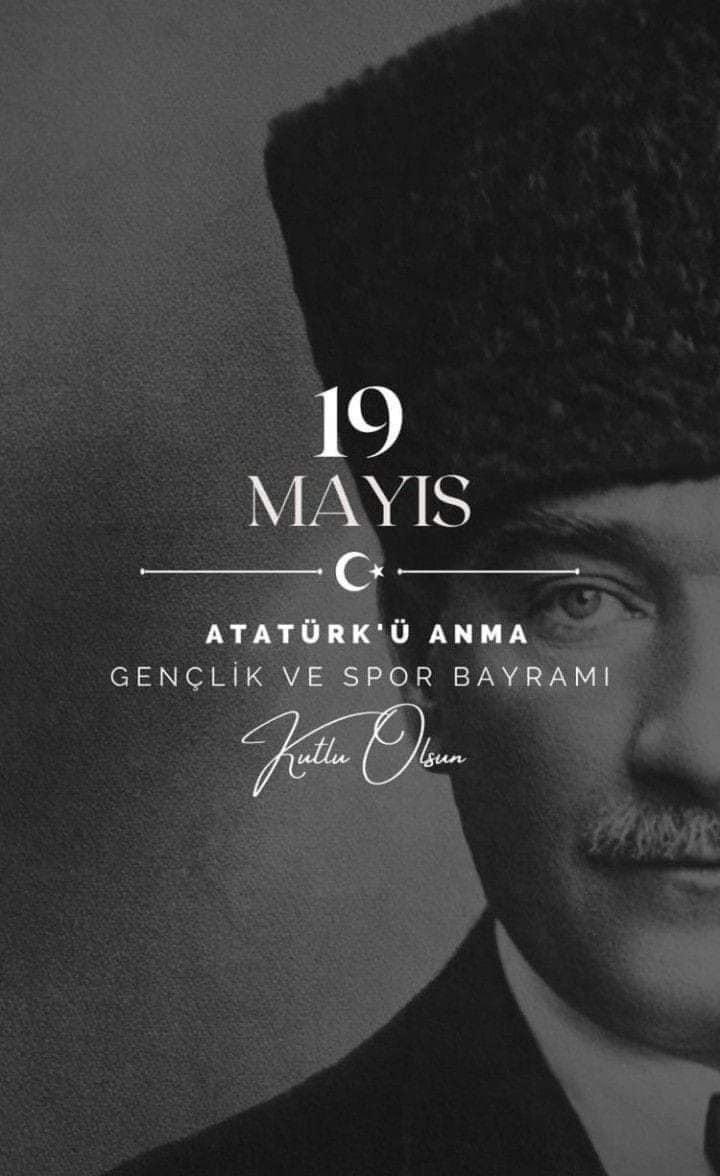 'Her şey unutulur. Fakat biz her şeyi gençliğe bırakacağız. O gençlik ki, hiçbir şeyi unutmayacaktır; geleceğin ümidi, ışık saçan çiçekleri onlardır. Bütün ümidim gençliktedir.' Mustafa Kemal ATATÜRK 19 Mayıs Atatürk’ü Anma, Gençlik ve Spor Bayramımız Kutlu Olsun. 🇹🇷 ❤️
