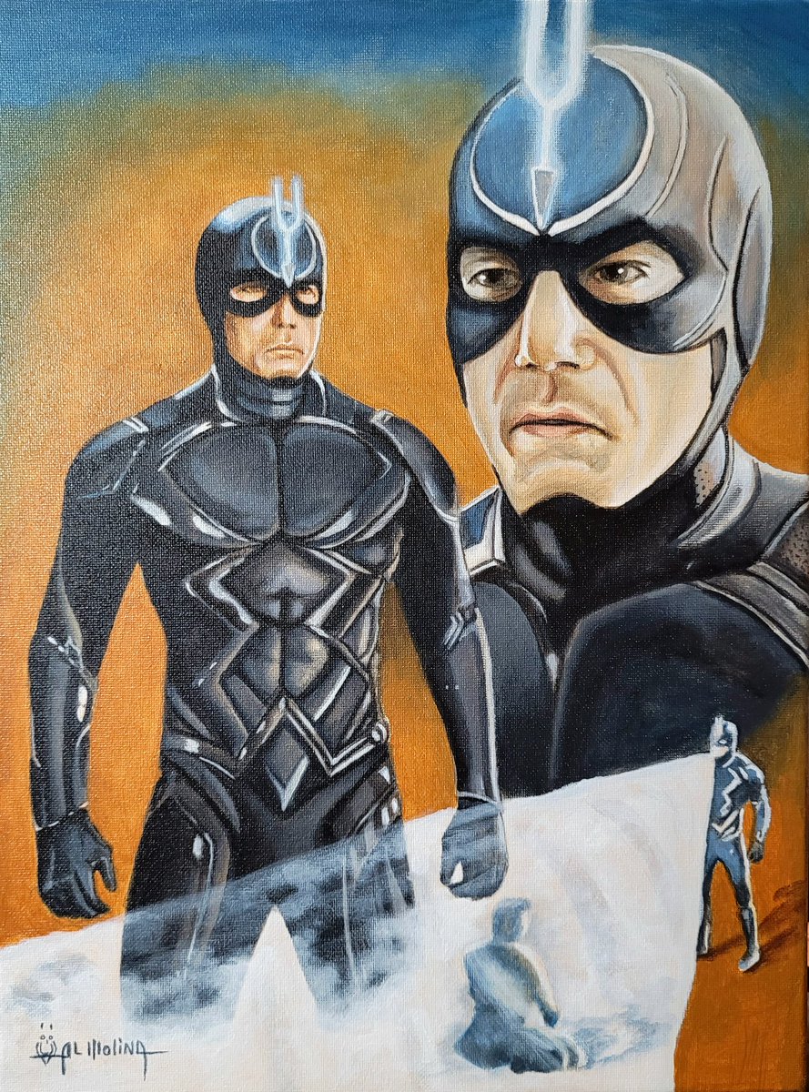 This is a painting I just finished for this coming weekend. Comicpalooza in Houston,  This is Anson Mount (Black Bolt) he will be there this weekend.  #marvelmovies  #anisonmount  #blackbolt #DoctorStrangeInTheMultiverseOfMadness