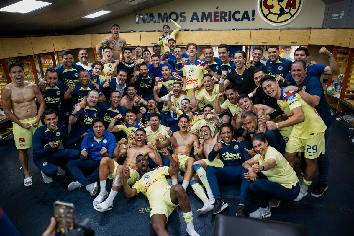 Estamos en la final la puta madre 🦅 Orgulloso de esta gran familia! @ClubAmerica  Vamos por el BI