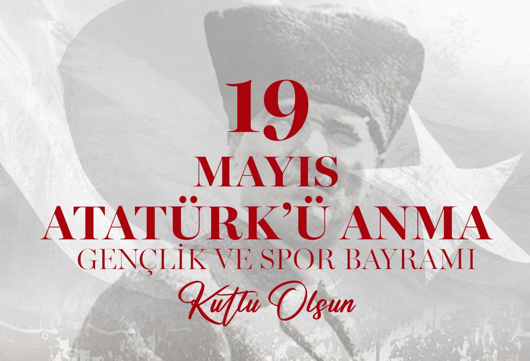 AVAHMETAKSOY's tweet photo. Bağımsızlık mücadelemizin başlangıcını ve gençlerimizin önemini simgeleyen “ 19 Mayıs Atatürk'ü Anma, Gençlik ve Spor Bayramı'mız “ kutlu olsun! 

Geleceğimizin teminatı gençlerimize güveniyor, onlarla gurur duyuyoruz! https://t.co/hAecHXEBQT