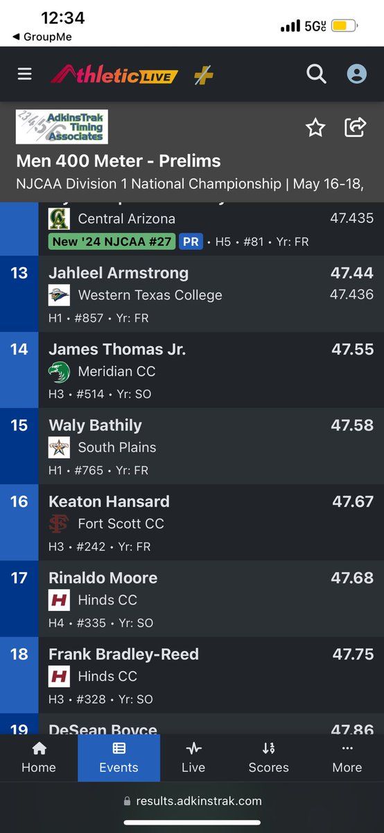 keaton_hansard's tweet image. Placed 16th in the nation at nationals for the 400m dash and took 4th in 4x4 also got awarded All-American. Big thanks to coach and family. All glory to God