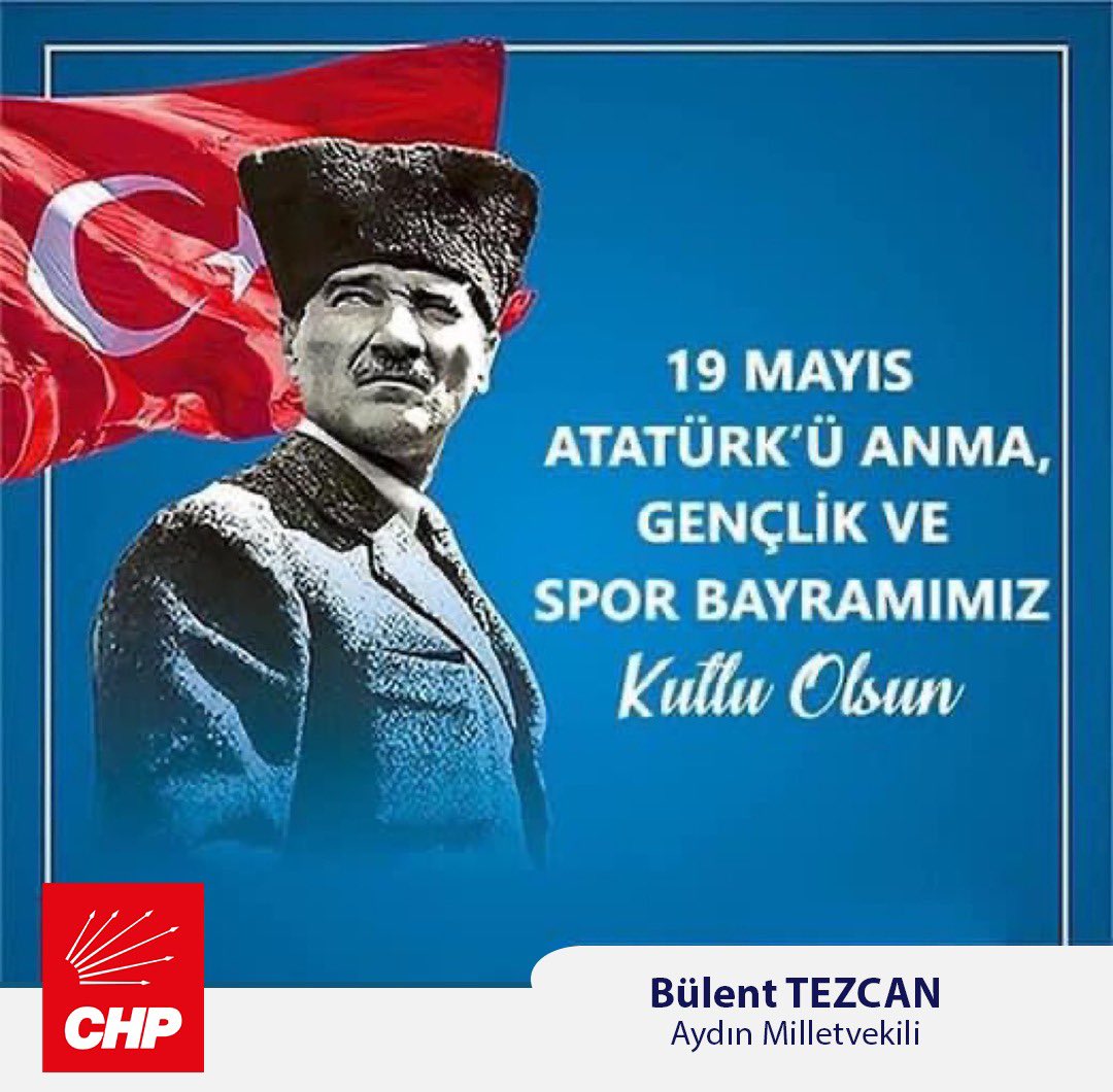 Ulusal kurtuluşumuzun ve bağımsızlığımızın simgesi 19 Mayıs Atatürk'ü Anma, Gençlik ve Spor Bayramımız kutlu olsun.