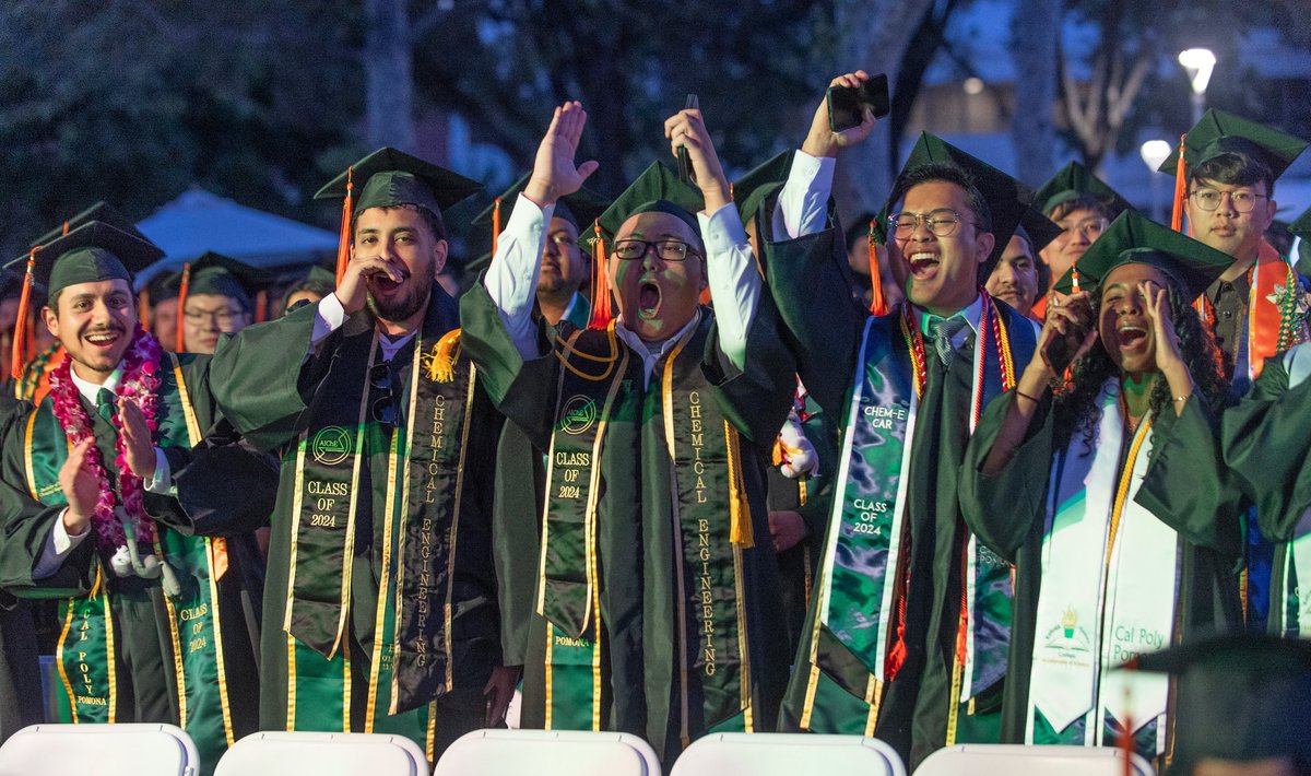 calpolypomona's tweet image. We're proud to send off another class of engineers ready to shape the future! 
@cppengineering Class of 2024, you earned this moment and we'll always be proud to call you Broncos 🐴 🎓 
#CPPgrad