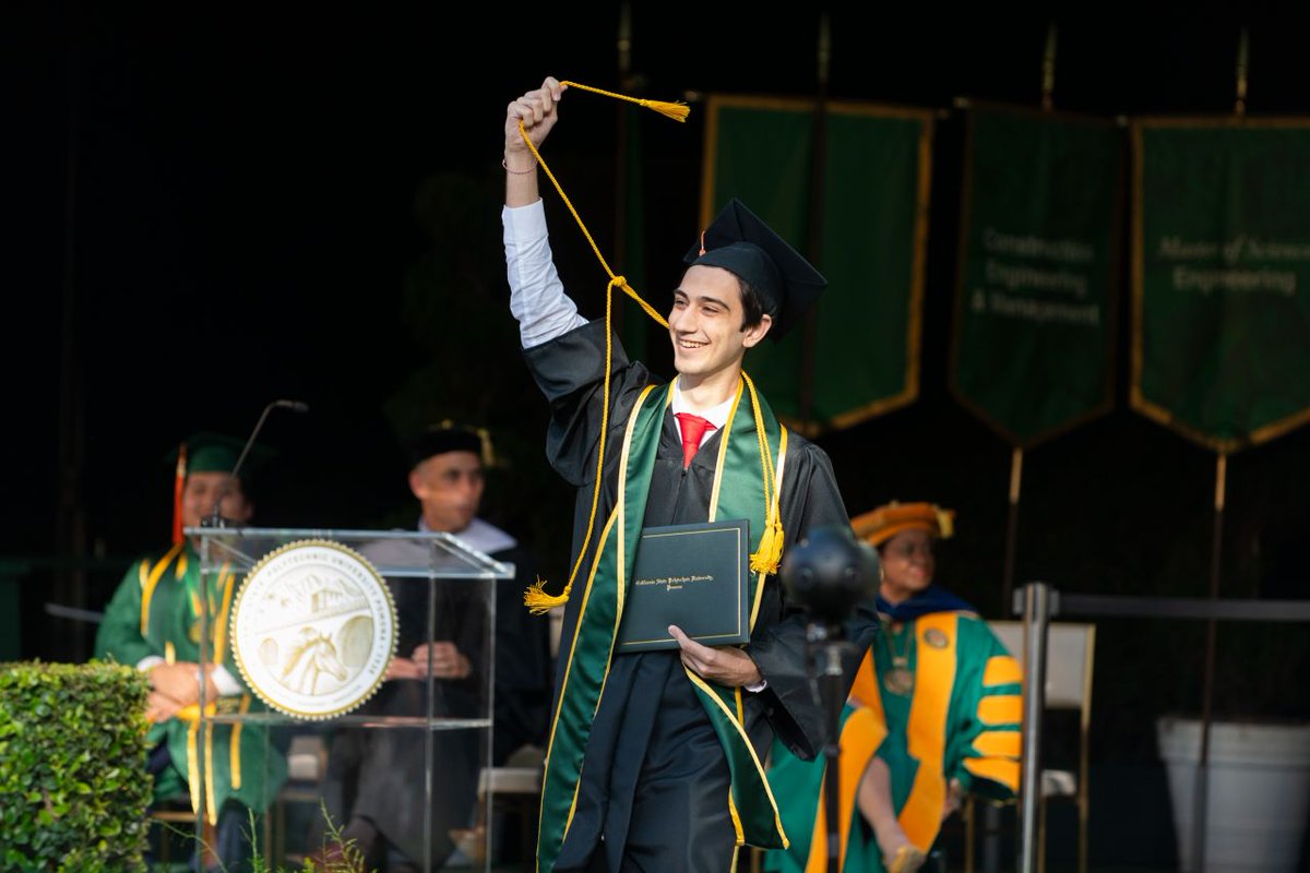calpolypomona's tweet image. We're proud to send off another class of engineers ready to shape the future! 
@cppengineering Class of 2024, you earned this moment and we'll always be proud to call you Broncos 🐴 🎓 
#CPPgrad