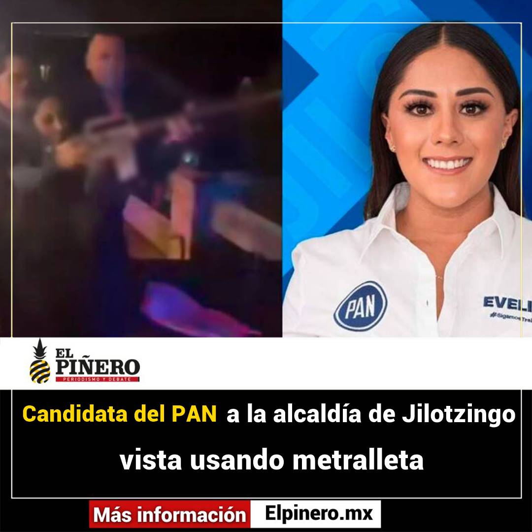 #NACIONAL 🆕 | Exhiben a candidata del PAN [@AccionNacional] a la alcaldía de #Jilotzingo, #EdoMex, disparando metralleta; ella responde elpinero.mx/exhiben-a-cand…