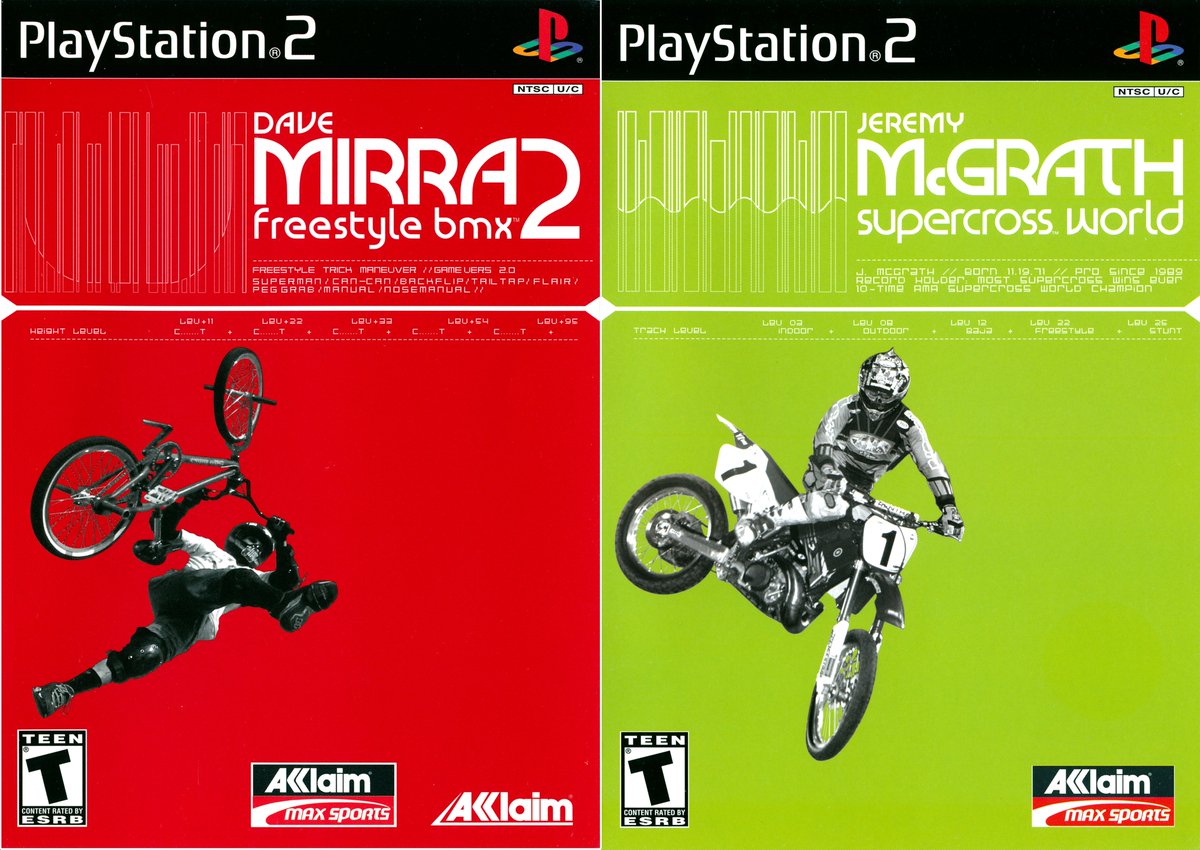 Acclaim Max Sports] Absolute Peak Y2K PS2 cover design. A shame