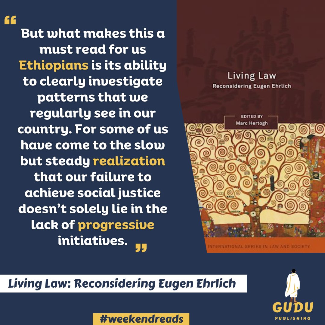 Looking for something interesting to read over the weekend? 📚🔍

We've got you covered. 👍

👉 shorturl.at/cTmWS 👈

Give our summary of “Living Law: Reconsidering Eugen Ehrlich” a read and enrich your weekend! 🧠💭

#weekendreads #contentforthecurious #gudupublishing