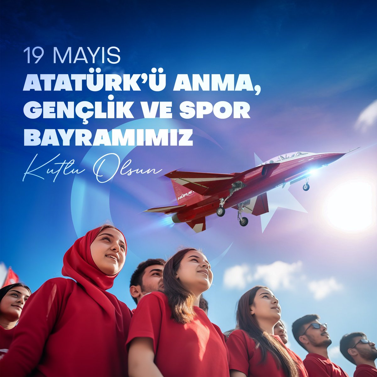 Geleceğe cesurca kanatlanan gençlerimize güvenimiz tam! Bize emanet her değerin izinde durmadan, yorulmadan birlikte ilerliyoruz. #19Mayıs Atatürk’ü Anma, Gençlik ve Spor Bayramımız kutlu olsun. 🇹🇷