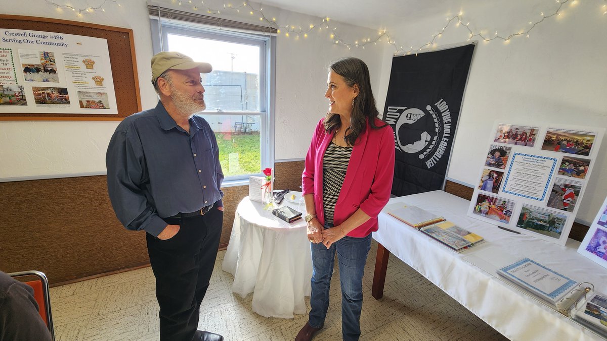 Brought a smile to my face to hear how happy veterans are that I'm fighting to be their representative and carry their voices to Washington, D.C. #orpol #deploymonique