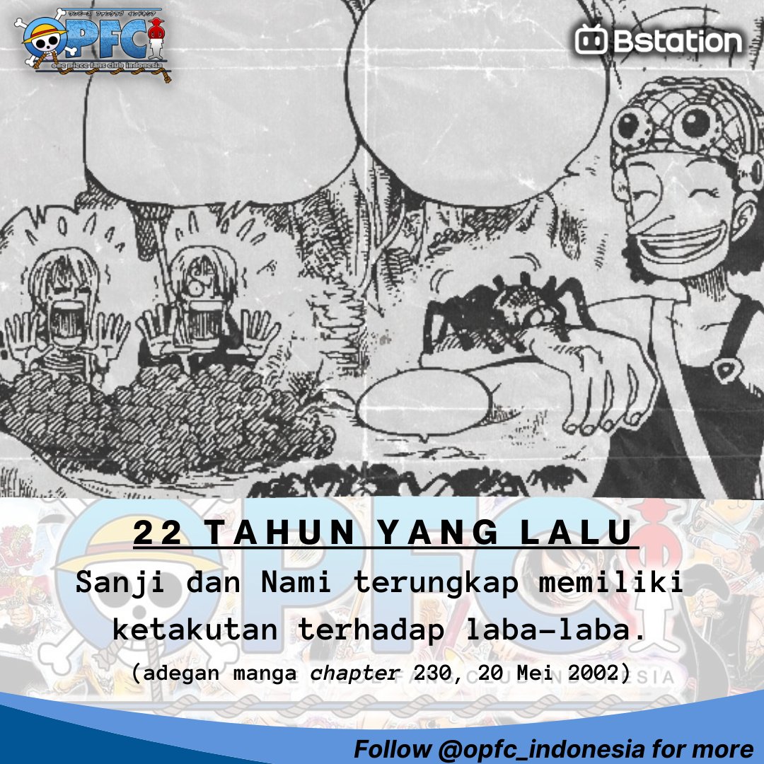 22 TAHUN YANG LALU

Sanji dan Nami pertama kali terlihat takut laba-laba!

Lucunya, adegan ini sudah bertahun-tahun jadi dasar teori untuk lawan Sanji setiap kali ada musuh berkekuatan laba-laba atau sejenisnya 🤣

Link nonton #OnePiece LEGAL:
bilibili.tv/id/play/37976