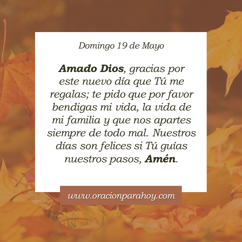 OracionParaHoy's tweet photo. Oración para hoy 19 de mayo: https://t.co/QUPTYXgQ7W