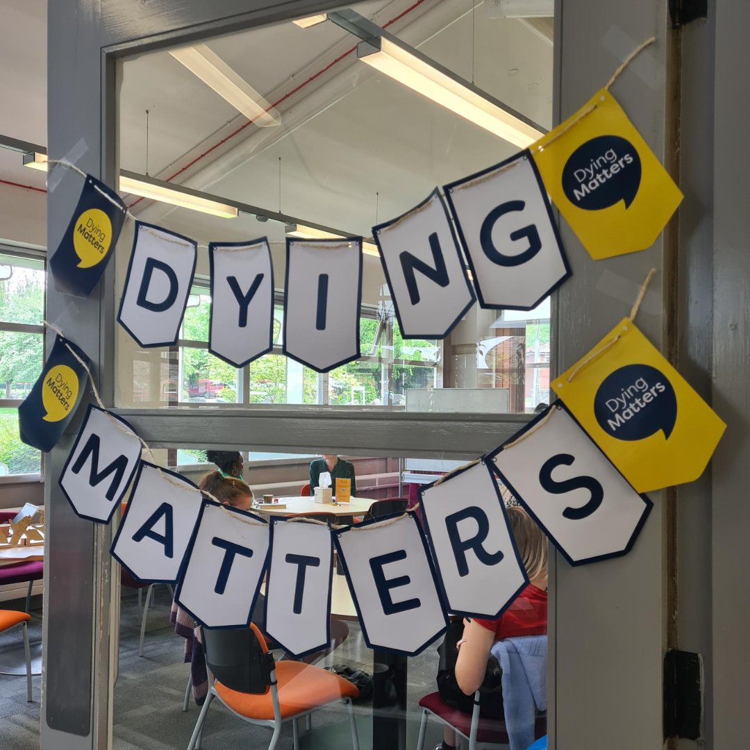 UWELibrary's tweet photo. Last week was #DyingMattersAwarenessWeek and we were delighted to host Radmyla Kryvonis who spoke to us about young people’s palliative care in Ukraine.
⁠
Thank you Radmyla and everyone who joined us for this fascinating conversation🌻 https://t.co/Dh8Wa66EYn