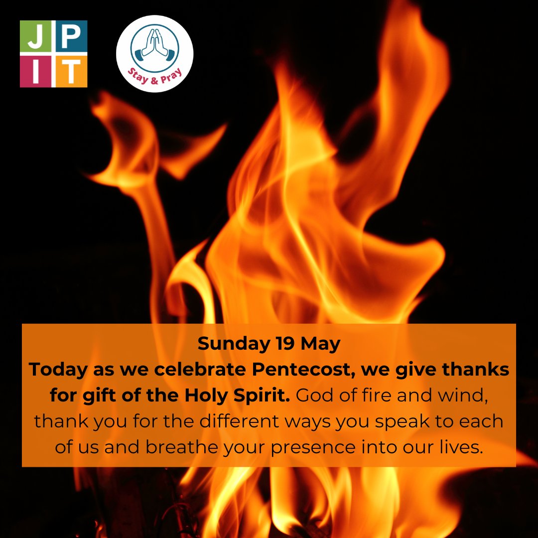 Today as we celebrate Pentecost, we give thanks for gift of the Holy Spirit. God of fire and wind, thank you for the different ways you speak to each of us and breathe your presence into our lives. #GiveThanks #StayandPray #Pentecost Read more: christiantoday.com/article/nine-k…