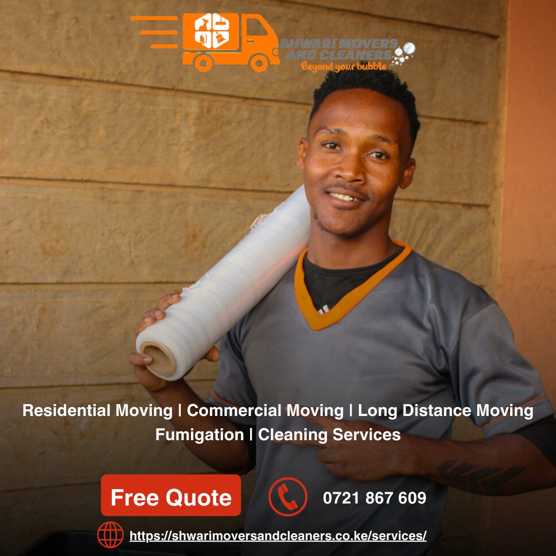 Moving made simple with Shwari Movers and Cleaners! Let us handle the heavy work while you focus on starting fresh. Your perfect move awaits!

#ShwariMovers #SimpleMove #StressFreeRelocation #NewStart #EffortlessMoving