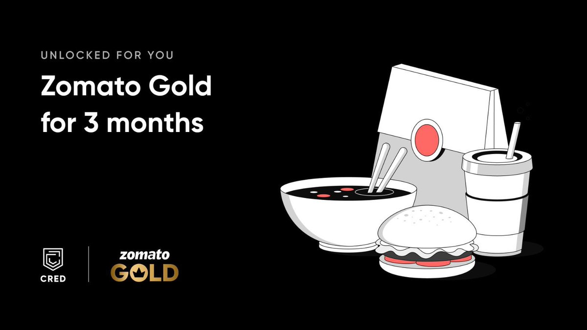 Unlocked for you: Exclusive reward, courtesy of CRED.

Cred App: app.cred.club/spQx/p4m60r46

You've earned a free subscription to Zomato Gold, along with an additional ₹25 cashback.

Claim link: link.cred.club/link/tBXJ0fgg

Claim it now, before the reward expires.
