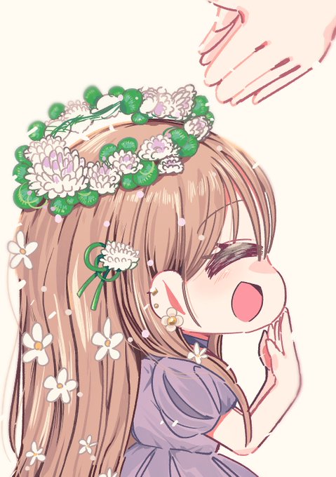 「花 リボン」のTwitter画像/イラスト(新着)