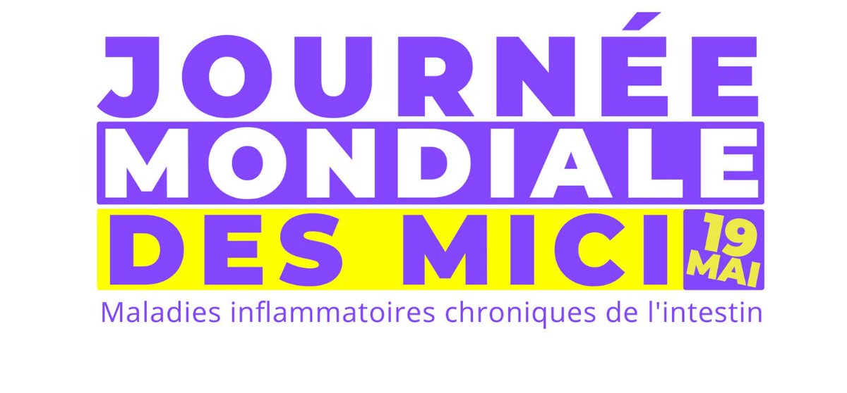🌍 Journée mondiale des MICI le 19 mai !

En France, plus de 300 000 personnes sont atteintes par une Maladie Inflammatoire Chronique de l'Intestin (MICI) : maladie de Crohn ou rectocolite hémorragique. Chaque année, le 19 mai marque la Journée mondiale des MICI, l'occasion de