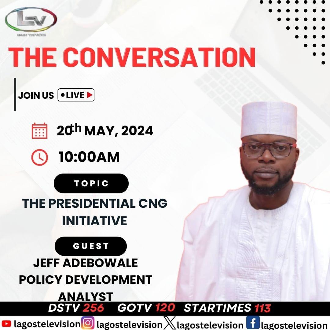 The transport sector has been extremely challenged in recent times,but the P-CNG could be one of the many solutions required. Join the policy development STRATEGIST,Jeff Adebowale <a href="/lagostelevision/">LTV</a> for an insightful conversation. <a href="/SolaKosokoTV/">sola kosoko tv</a> <a href="/abimbostic/">bimbola bello</a> 
#cng
#theconversation