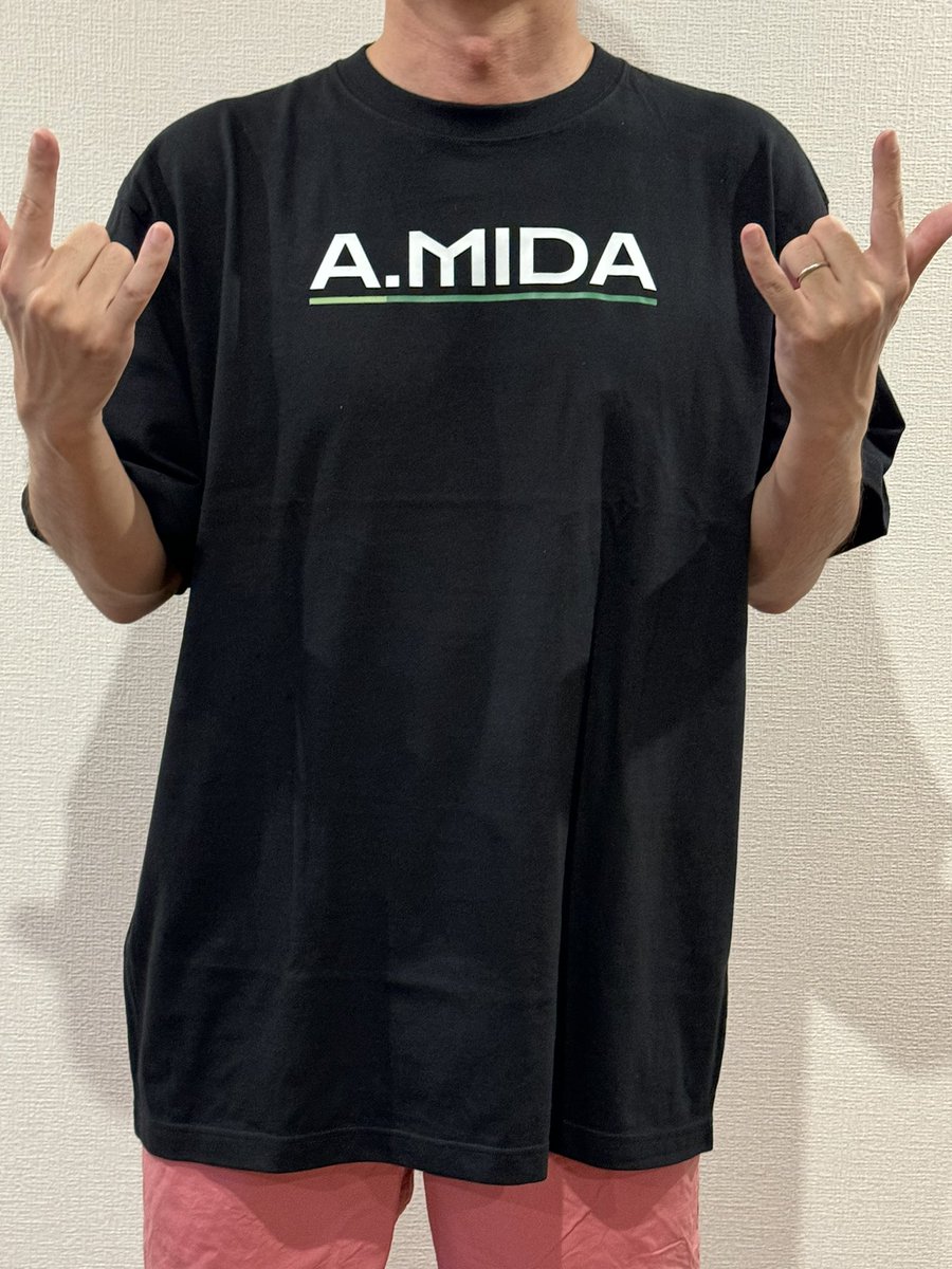 人生はアミダくじみたいなもの

ということで、オリジナルロゴTシャツ

「A.MIDA」（ア・ミーダ）

作ってみました。