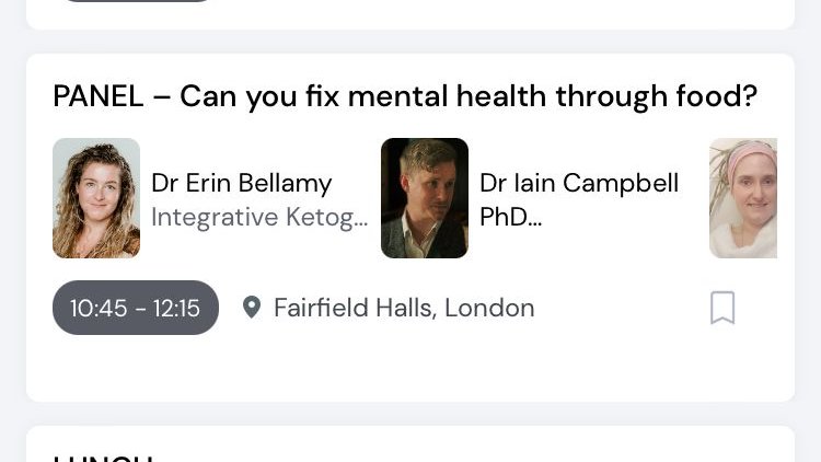 Looking forward to chairing a very important panel today at the #PHC2024. 'Can you fix mental health through food?' - Yes - and we are doing it! <a href="/IainCampbellPhD/">Iain Campbell, Ph.D.</a> <a href="/DrRSBrown/">Dr Rachel Brown</a> <a href="/EllenCalteau/">Bennett</a> <a href="/ikrt_org/">Integrative Ketogenic Research & Therapies (IKRT)</a>   #metabolicpsychiatry  <a href="/PHCukorg/">Public Health Collaboration</a>