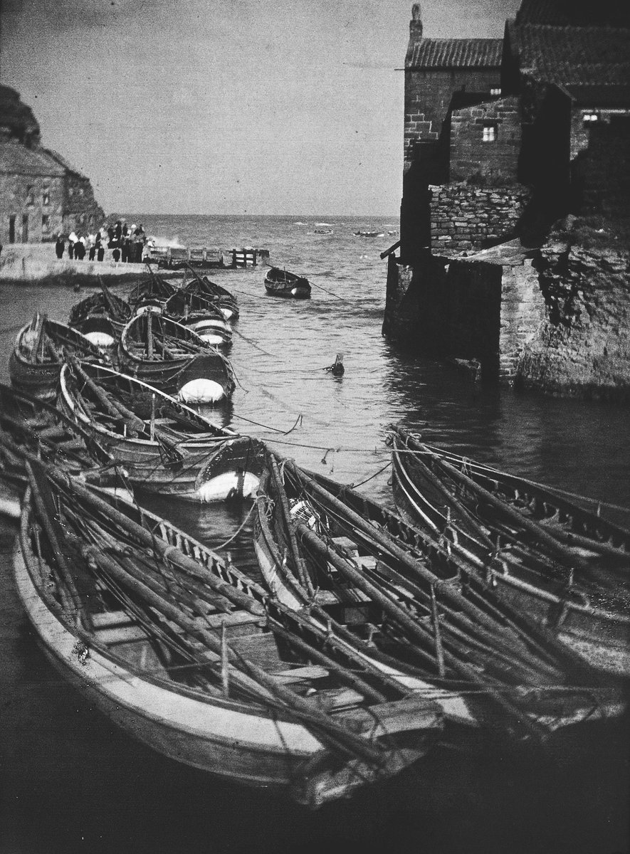 Book of the Day: Gloria Wilson 'Staithes: A Place Apart' ( 2022) A celebration of Staithes in pictures and word by CKS member Gloria who was brought up in the village. Pictures Cobles at Staithes.